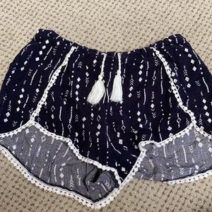 Tribal Pattern Flowy Shorts